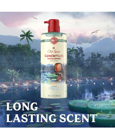 Old Spice GentleMan's Exfoliating & Moisturizing Body Wash for Men 24/7 Shower Fresh with Long Lasting Scent Renewing Vitamin B3 Blend Sandalwood + Aloe Vera Scent 26 oz - Buy Online on GoSupps.com