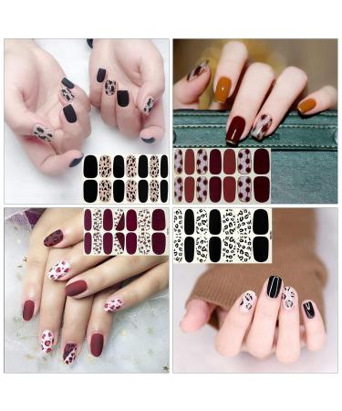 Kalolary 20 Sheet 3D Nail Film & Self-Adhesive Nail Stickers with Nail File - DIY Nail Art for Women & Girls - Buy Online on GoSupps.com