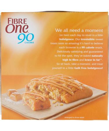 Fibre One 90 Calorie Salted Caramel High Fibre Squares - 5 Pack (120g) - Buy Online on GoSupps.com