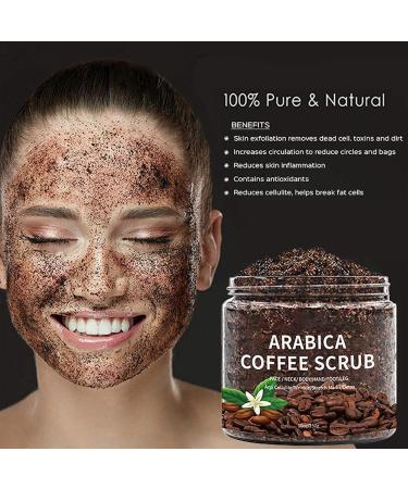 Coffee Body Exfoliator Scrub Natural Coffee Scrub Body Scrub Exfoliator For Dry Sensitive Oily And Combination Skin Soothing And Revitalizing Spa Body Scrub For Softer And Brighter Skin - Buy Online on GoSupps.com