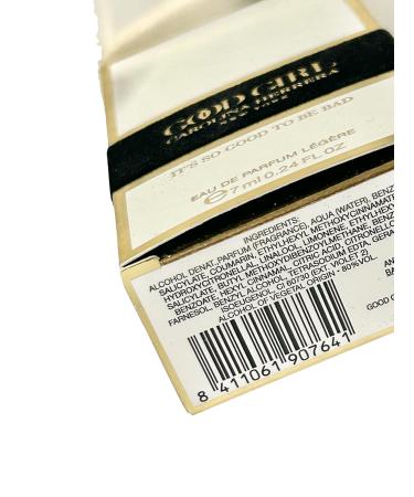 Carolina Herrera Good Girl Eau De Parfum Legere Travel Size Splash Top 7 ml/ 0.24 fl oz - Buy Online on GoSupps.com