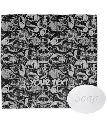 YouCustomizeIt Personalized Skulls Washcloth