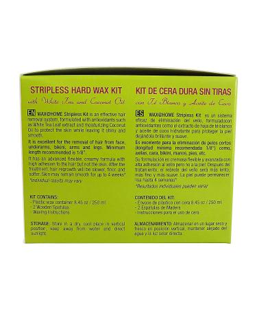 Wax Necessities Waxness Microwavable White Tea Cream Stripless Wax Kit 8.45oz - At Home Waxing Solution - Buy Online on GoSupps.com
