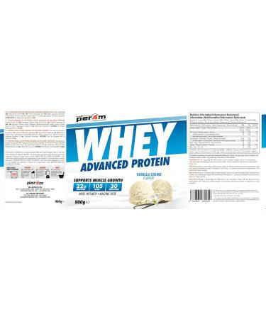 per4m Per4m Whey Protein Vanilla Cream 900g - Buy Online on GoSupps.com