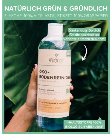 Heldengr n KO Floor Cleaner for Moped Robots - Apricot & Papaya | Streak-Free Quick-Drying Foam Arm Cleaner - 1000ml (1 Pack) - Buy Online on GoSupps.com