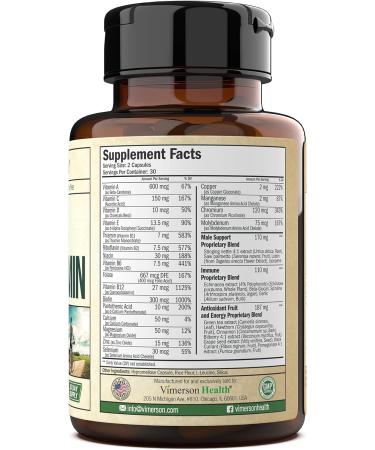 Vimerson Health Men's Multi + Turmeric Melatonin Valerian Bundle - Joint Support & Immune Health - Buy Online on GoSupps.com