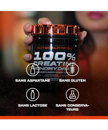 Scitec Nutrition 100% Creatine Monohydrate - Vegan - 3g par portion - Boost de performance pour les exercices de haute intensit - 500g non aromatis Sans saveur 500g - Buy Online on GoSupps.com