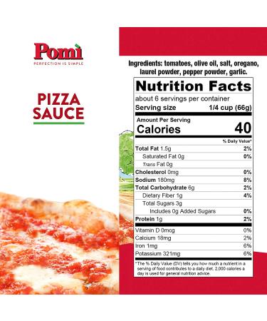 Pom Pizza Sauce Can 14.1 oz 12 Pack - Buy Now for Delicious Homemade Pizzas! - Buy Online on GoSupps.com