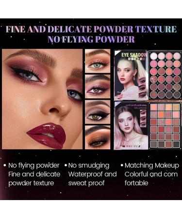 Eyeshadow Palette Long Lasting Cosmetic in 48 Shades Creamy Bold Prism Blend Vibrant Chromatic Fusion Shimmer Drama Palette Creative Beauty Statement studio Cosmetics for party st - Buy Online on GoSupps.com