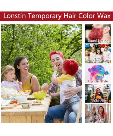 Washable Temporary Hair Color for Kids - Denim Blue Hair Gel & Wax for Halloween Birthdays & Parties | Safe & Easy Application - Buy Online on GoSupps.com