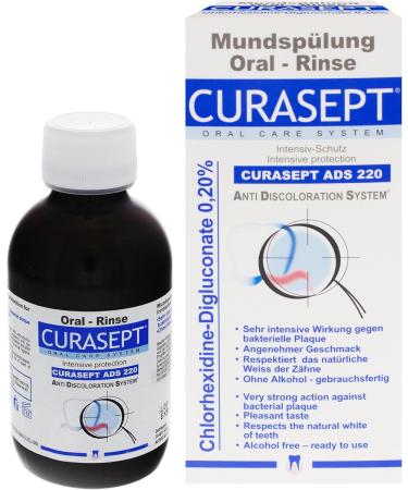 Buy Curasept ADS 220 Mouthwash (200ml) - Alcohol-Free 0.20% Chlorhexidine International Shipping - Buy Online on GoSupps.com
