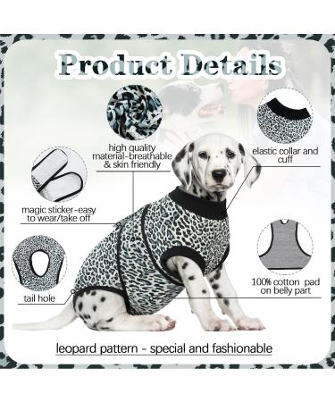 Kuoser Dog Body After Surgery E-Collar Alternative for Male & Female Pets | Breathable & Anti-Licking Design - Buy Online on GoSupps.com