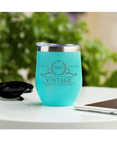 21st Birthday Mint Stemless Wine Tumbler - Happy 21st Birthday Decorations for Women Men - Ideal Gifts for Her Him - 21st Birthday Cup - Buy Online on GoSupps.com