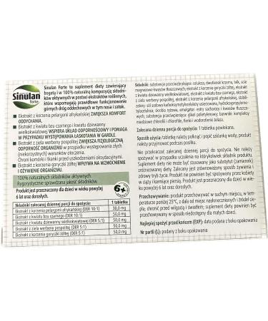 Sinulan Forte - 60 Tablets - Buy Online on GoSupps.com