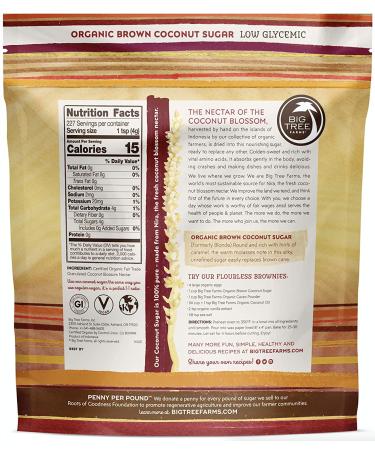 Organic Blonde Coconut Sugar | Vegan, Gluten Free, Paleo | Fair Trade, Low Glycemic | 2 lb Pack - Buy Online on GoSupps.com