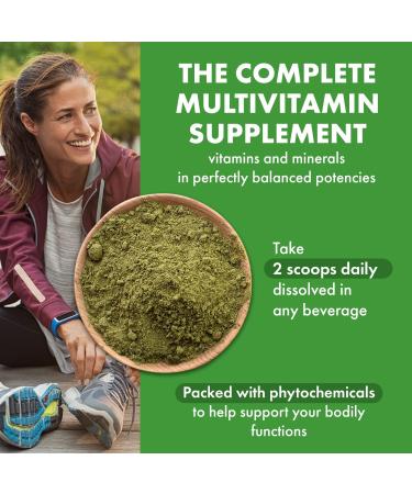 Pure Essence Labs LifeEssence Multivitamin Powder 7.3 oz - Natural Herbal Supplement with Vitamin D3, B12, Biotin for Men and Women - Buy Online on GoSupps.com