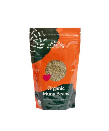 Certified USDA Organic Mung Beans, California, Whole Green, Gluten-free, Vegan-friendly, non-GMO, USA, Excellent Sprout Quality (1.5 pounds/24 ounces)