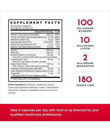 Jarrow Formulas Vision Optimizer 180 Veggie Caps - Ultimate Eye Health Supplement - Buy Online on GoSupps.com