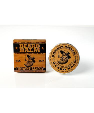 Honest Amish Beard Balm - 4 oz Twist Tin - Buy Online on GoSupps.com