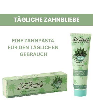  Dr. Bauer's Dr. Bauer's Fruits of Love Koala Kiss Toothpaste 90 ml - Buy Online on GoSupps.com