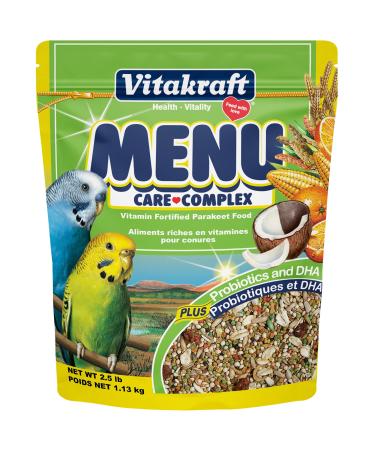 Vitakraft Parakeet Food 2.5 Pound (Pack of 1) beige