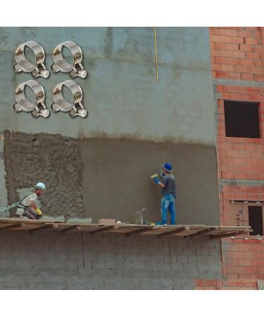 TEHAUX 4 Pcs Clamp Stainless Steel Duct Clamp Hose Clamp Ring Ear Clamp European Style Strong Hoop - Buy Online on GoSupps.com