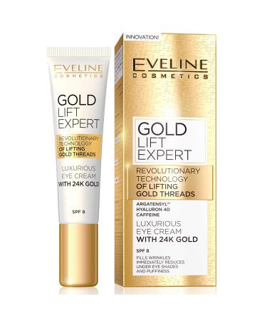 Eveline Cosmetics Gold Lift Expert Anti-Wrinkle Eye Cream with 24 Carat Gold 15 ml