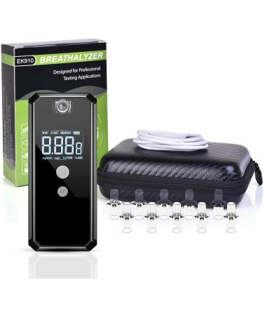 Professional Fuel Cell Breathalyzer | High-Accuracy USB Rechargeable Alcohol Tester - Buy Online on GoSupps.com