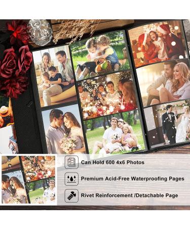 Lanpn 10x15 Photo Album 600 Photos - Large Linen Memory Book for High & Landscape Images - Buy Online on GoSupps.com