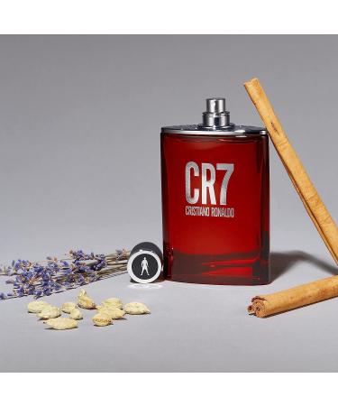 Cristiano Ronaldo CR7 Eau de Toilette Spray for Men 1.7 oz - Aromatic Woody Fragrance with Bergamot, Sandalwood, Musk - Cedar, Cinnamon, Lavender, Vanilla - Long Lasting Scent - Buy Online on GoSupps.com