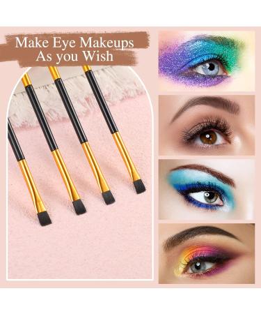 Tenare 24 Pcs Dual End Eyeshadow Smudge Brush Set - 2 in 1 Makeup Applicators for Blending & Concealing - Soft Black Cosmetic Brushes for Women - Buy Online on GoSupps.com
