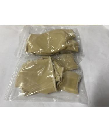 Valgus Correction Rail & Hallux Valgus Toe Separator Set - Bunion Corrector Socks & Big Toe Strap - Premium 2 Pair Beige - Buy Online on GoSupps.com