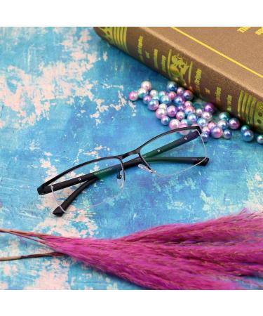 Buy LifeArt Alloy Semi-Rimless Reading Glasses - Blue Light Blocking Anti Eyestrain Computer & TV Glasses for Women (+0.25 Magnification Black - Buy Online on GoSupps.com