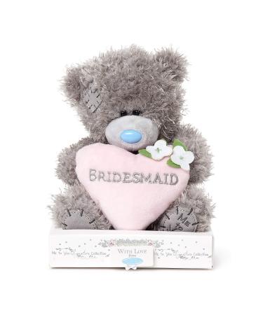 Me To You AP701043 Bridesmaid Love Heart Tatty Teddy Bear Gift Blue grey pink white