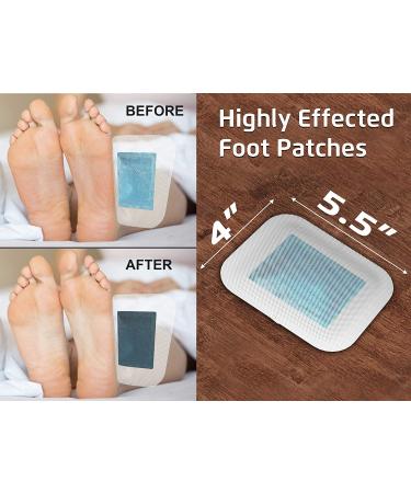 NAKSIZ Ginger Foot Pads: All Natural & Organic Cleansing Foot Patches - 20 PCS - Buy Online on GoSupps.com
