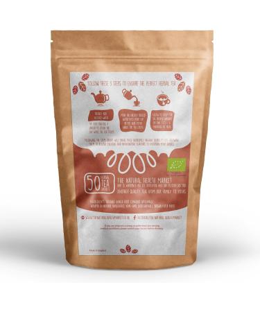 Organic Ginger Tea Bags - Soil Association Certified (50 Teabags) - Buy Online on GoSupps.com