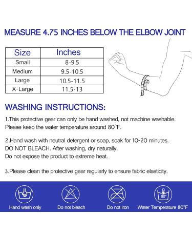 Elbow Brace Compression Support Sleeve Pair - Pain Relief for Tendonitis Tennis & Golf Elbow Arthritis | Workout Protection - Black Large - Buy Online on GoSupps.com