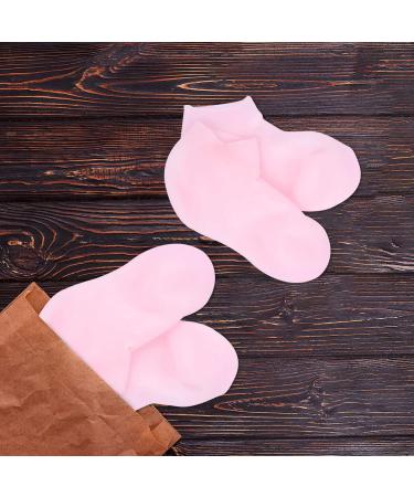 Milists Moisturizing Foot Care Socks - Open Toe Pedicure Socks for Women - Protective & Comfort Socks in Pink - Buy Online on GoSupps.com