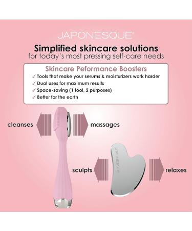 JAPONESQUE SKINTherapy V Roller - Lymphatic Drainage Facial Tool for Massage & Skincare Absorption - Buy Online on GoSupps.com