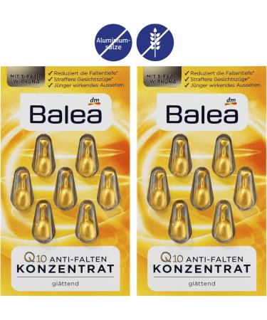 Buy Balea Anti-Wrinkle Oil Concentrate - 5 Packs x 7 Pcs | Q10 Vitamin E & Ginseng | 35 Applications - International Shipping Available - Buy Online on GoSupps.com