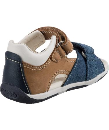 Geox Baby Boy's B Sandal Tapuz First Steps - 6 UK Child - Caramel Navy - Buy Online on GoSupps.com