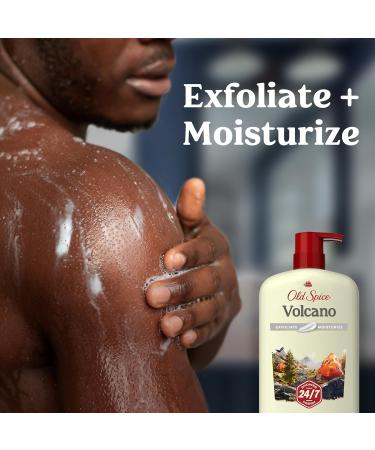 Old Spice Cleansing Body Wash for Men 24/7 Shower Fresh with Lasting Scent Exfoliate & Moisture Gentle on Skin Vitamin B3 Volcano with Dark Cedar + Amber Scent 30 oz - Buy Online on GoSupps.com