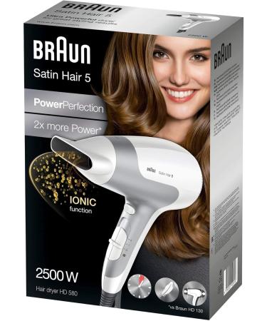 Buy Brown Satin Hair 3 Curl Brush & Satin Hair 5 Power Perfection Hair Dryer Bundle | Professional IONTEC Hair Care | Fast International Shipping - Buy Online on GoSupps.com