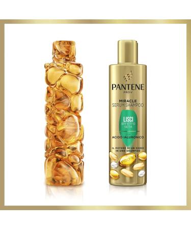 Pantene Pantene Pro-V Miracle Serum Shampoo Smooth Silky Effect for Dry Dull or Frizzy Hair with Hyaluronic Acid 250 ml - Buy Online on GoSupps.com