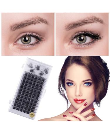 PAGOW 72pcs 16mm C Curl False Individual Eyelash Extensions - Natural Look, Reusable Soft Fake Lash Clusters - Buy Online on GoSupps.com