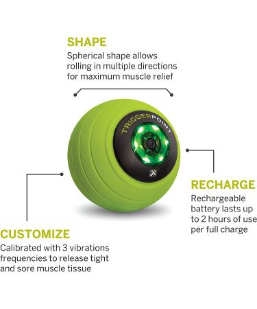 MB Vibe 3-Speed Vibrating Massage Ball - Enhanced Muscle Recovery Tool - Buy Online on GoSupps.com
