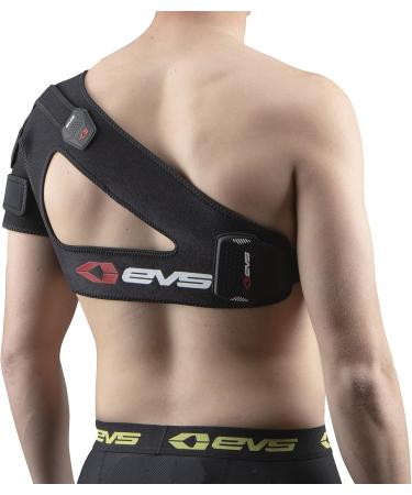 Buy EVS Sports SB03 Black Shoulder Strap - Premium Comfort & Durability for All Athletes | International Shipping Available - Buy Online on GoSupps.com