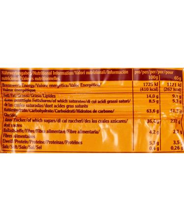 Energy Oatsnack - Handcrafted Natural Latte Macchiato Bar 30 x 65g | 1 Pack (1950g) - Buy Online on GoSupps.com