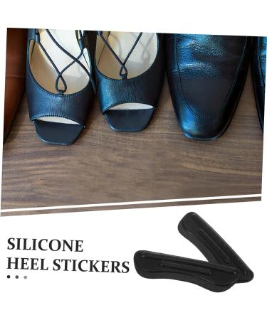 Buy Comfortable Heel Stickers | Heel Cushions & Protectors for Blisters - Durable Wear-Resistant Heel Grips in Black - Buy Online on GoSupps.com