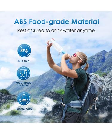 Waterdrop Water Filter Straw 4 Pack for Camping and Emergency Preparedness - Buy Online on GoSupps.com